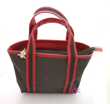 시슬리 붉은 가죽 토드백-특가행사